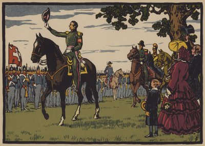 Guillaume Henri Dufour, Zwitserse generaal en ingenieur door Jules Courvoisier