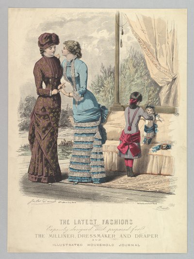 De nieuwste mode speciaal ontworpen en voorbereid voor de modiste, kleermaakster en Dr..., 1880-82 door Jules David