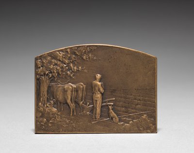 Medaille voorzijde door Jules Dupré