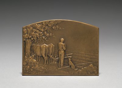 Medaille voorzijde door Jules Dupré