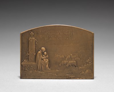 Medaille keerzijde door Jules Dupré