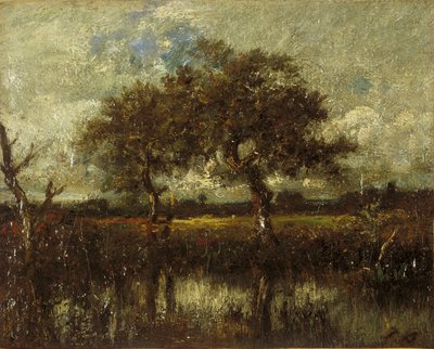 Zonder titel (Landschap) door Jules Dupré