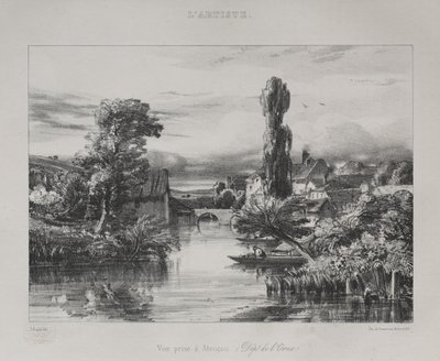 Uitzicht nabij Alençon door Jules Dupré