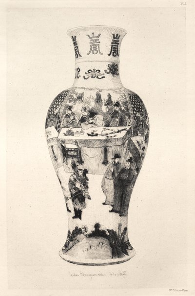 Geschiedenis van de keramische kunst: Een beschrijvende en filosofische studie van het aardewerk...Plate II, 1877 door Jules Ferdinand Jacquemart