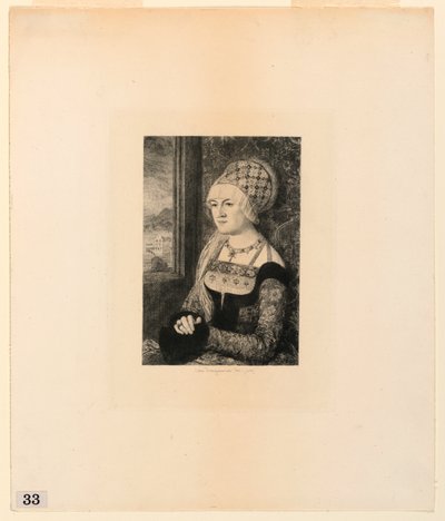 Portret van een Jonge Vrouw, uit 