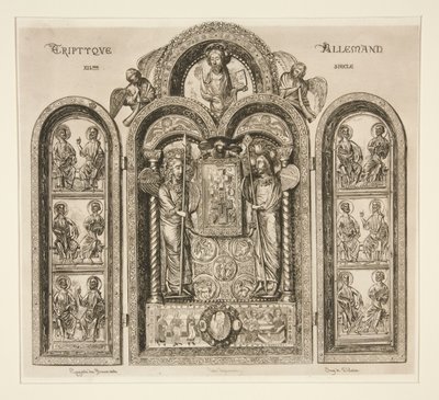 Duitse triptiek / Xllme door Jules Ferdinand Jacquemart