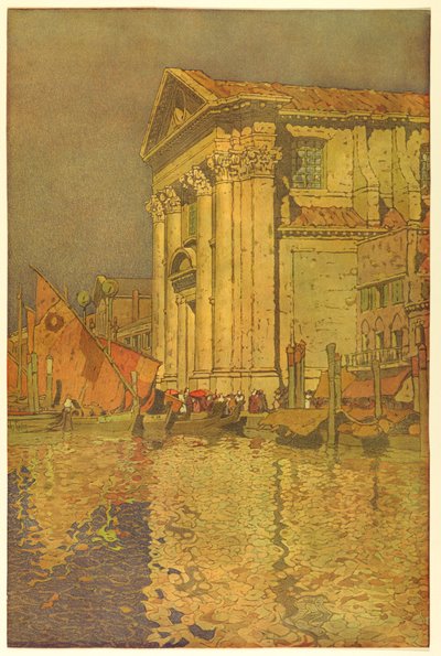 Kerk van San Salvatore, Venetië door Jules Guerin