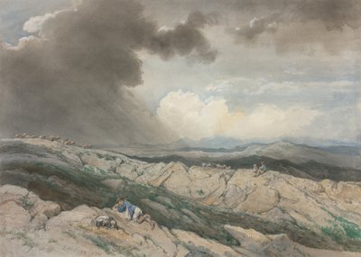 Landschap met herders door Jules Joseph Augustin Laurens