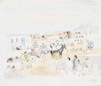Tunis door Jules Pascin