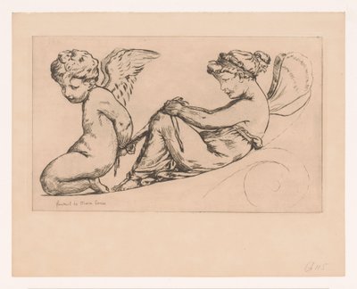Psyche ketent Amor door Jules de Goncourt