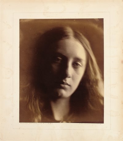 May Prinsep als St. John, 1866 door Julia Margaret Cameron