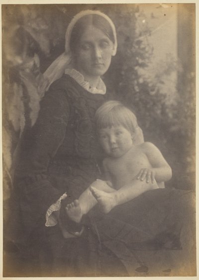 Mevrouw Herbert Duckworth met Gerald Duckworth door Julia Margaret Cameron
