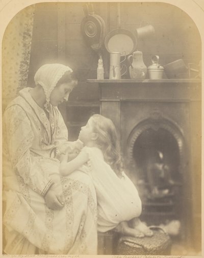 Mevrouw Rachael Gurney Moge God Vader Veilig Thuisbrengen, Drie Vissers Gingen Zeilen..., ca. 1872-74 door Julia Margaret Cameron