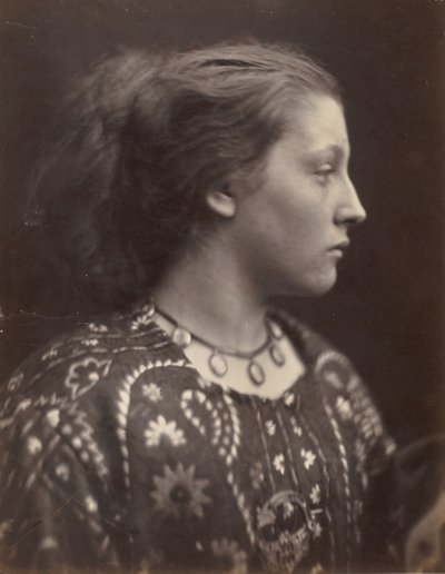 Sappho, 1865 door Julia Margaret Cameron