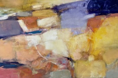 Levendige abstracte velden door Julia Purinton