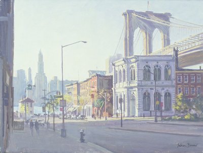 Brooklyn Bridge, New York door Julian Barrow