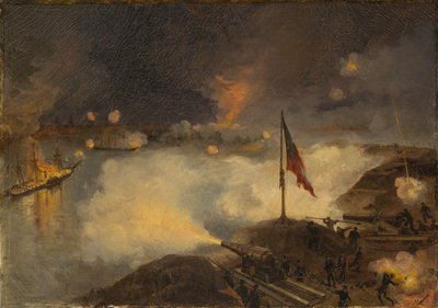 Slag bij Port Hudson, La., 1863, 1886 door Julian Oliver Davidson