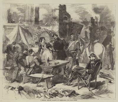 Een Schets in de Straten van Sebastopol door Julian Portch