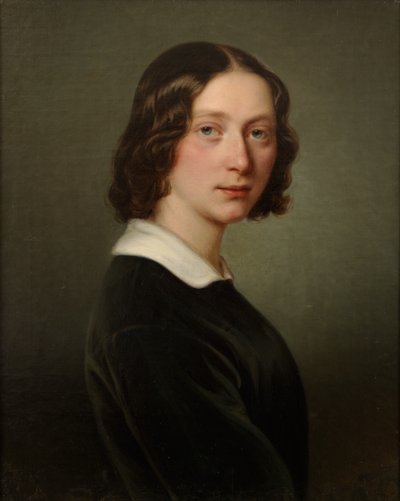 Ests: "Portret van M. Keller". door Julie Wilhelmine Hagen-Schwarz