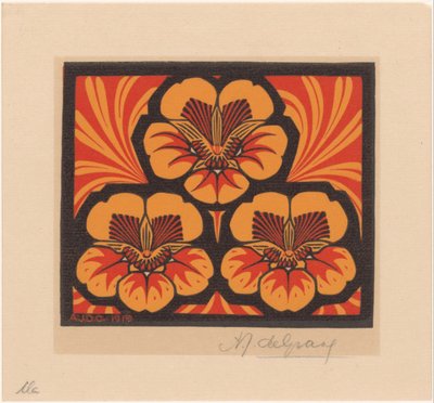 Oost-Indische kers door Julie de Graag (signed by artist)