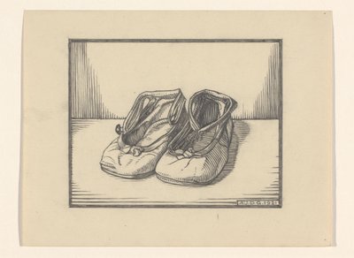 Paar schoenen door Julie de Graag (signed by artist)