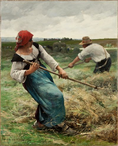 De Hooimakers, 1888 door Julien Dupre