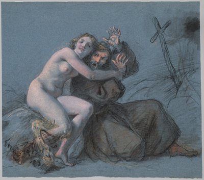 De verleiding van St. Antonius door Julien Leopold Boilly