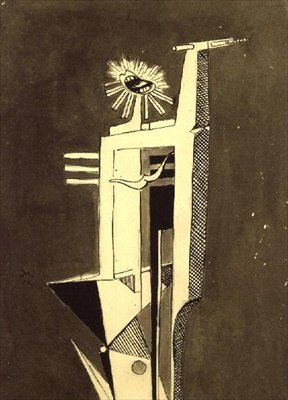 Schreeuwende figuur, De Profeet, 1941 door Julio Gonzalez