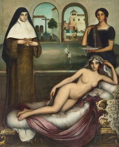Las Dos Sendas, 1915 door Julio Romero de Torres