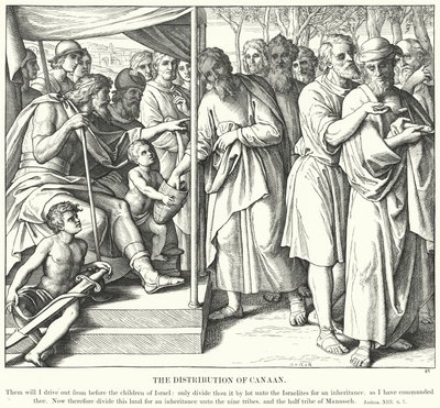 De Verdeling van Kanaän door Julius (after) Schnorr von Carolsfeld