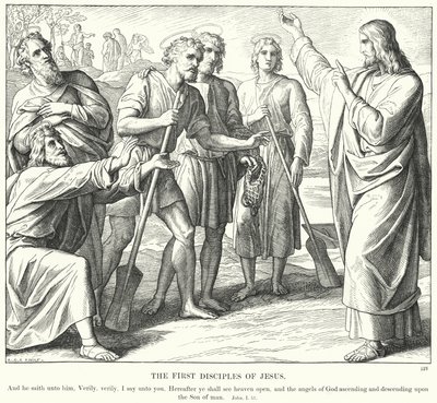 De Eerste Discipelen van Jezus door Julius (after) Schnorr von Carolsfeld