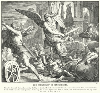 De Nederlaag van Sanherib door Julius (after) Schnorr von Carolsfeld