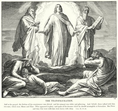 De Transfiguratie door Julius (after) Schnorr von Carolsfeld