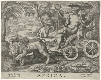 Afrika door Julius Goltzius