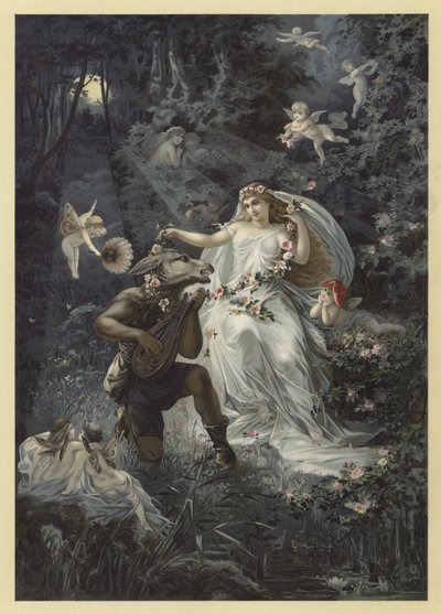Illustratie voor Een Midzomernachtsdroom door Julius Hoeppner