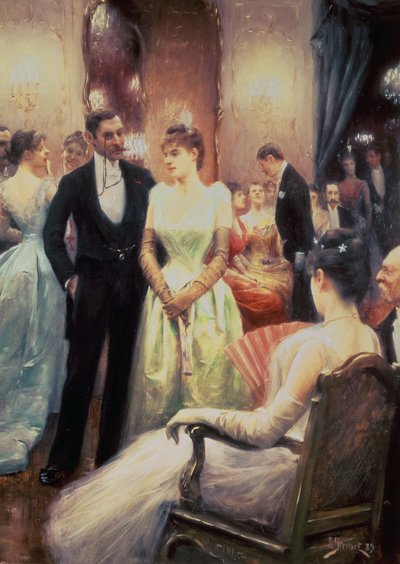 Op het Bal door Julius Leblanc Stewart