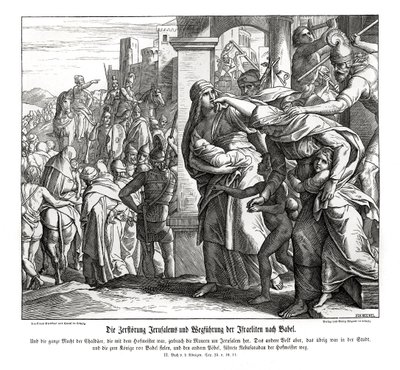 Val van Jeruzalem, 2 Koningen door Julius Schnorr von Carolsfeld