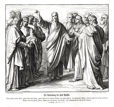 De twaalf apostelen, Evangelie van Matteüs door Julius Schnorr von Carolsfeld