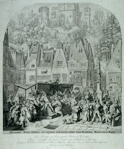 Ridder Curts bruidstocht door Julius Thaeter