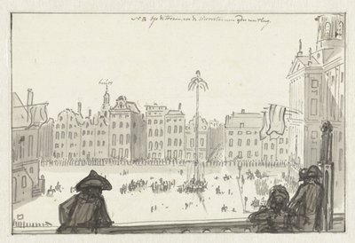 Het feest der Vestiging der Constitutie op 19 mei, 1798 door Jurriaan Andriessen