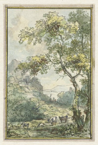 Landschap met vee door Jurriaan Andriessen