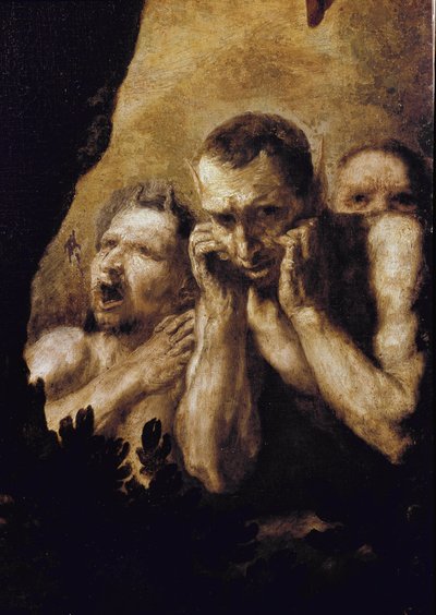 Apollo en Marsyas (detail) door Jusepe de Ribera