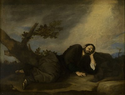 De droom van Jacob door Jusepe de Ribera