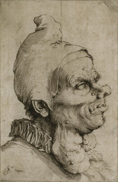 Groot Grotesk Hoofd door Jusepe de Ribera