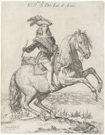 Ruiterportret van Don Juan van Oostenrijk door Jusepe de Ribera