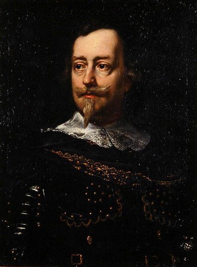 Portret van Cavalier Brandolini door Justus Sustermans