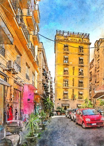 Sunny Hotel Street door Justyna Jaszke