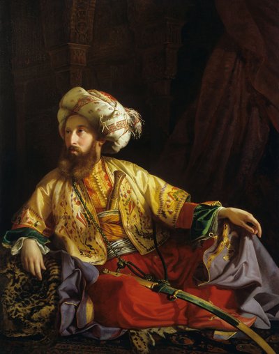 Emir van Libanon, 1843 door József Borsos