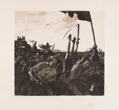 Opstand door Käthe Kollwitz