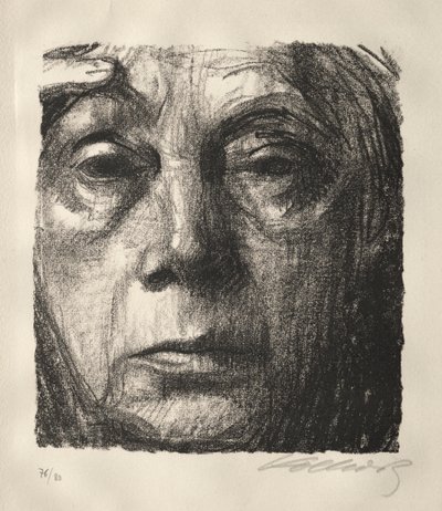 Zelfportret door Käthe Kollwitz